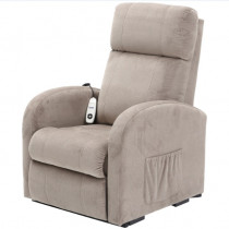 Daresbury Rise and Recline Chair Single Motor - Pebble - On Request