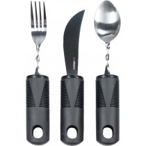 Large Handled Bendable Cutlery Set