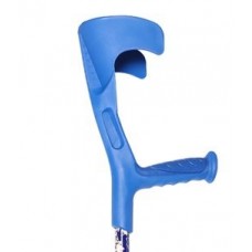 Adjustable Forearm Crutches w/Patterns - Blue
