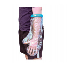 Waterproof Cast and Bandage Protector for use whilst Showering/Bathing - Wide Adult Short Arm