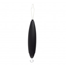 Plastic Handle Button Hook Zipper - Black
