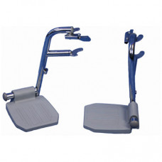 Chrome plated swing away footrests for our Linton commode