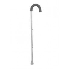 Extending Foam Handled Aluminium Walking Stick with a rounded neck