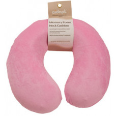 Memory Foam Neck Cushion (Colour Hot Pink)