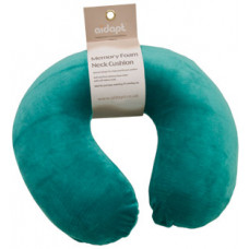 Memory Foam Neck Cushion (Colour Teal Green)