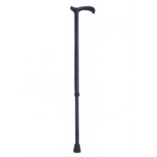 Durable Plastic Hand Grip Walking Stick (Black)