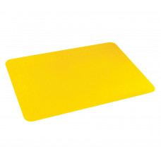 Silicone Rubber Anti Slip Rectangular Mat 35.5x25.5 cm (Colour Yellow)