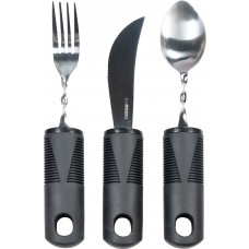 Large Handled Bendable Cutlery Set
