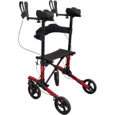 Forearm Four Wheeled Rollator (Col. Red)