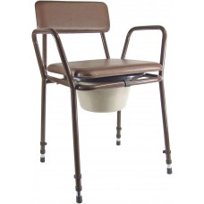 Essex height adjustable stacking commode ( Steel )