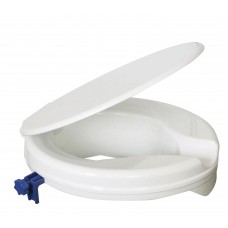 Senator ergonomically designed ABS plastic 2inch raised toilet seat with lid