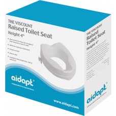 The Viscount Raised Toilet Seat  - 4 inch