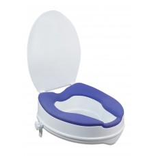 4" Raised Toilet Seat with TPR Padding (.w/ Lid)